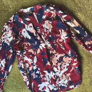 Banana Republic Sheer V Neck Blouse ▪️ XS